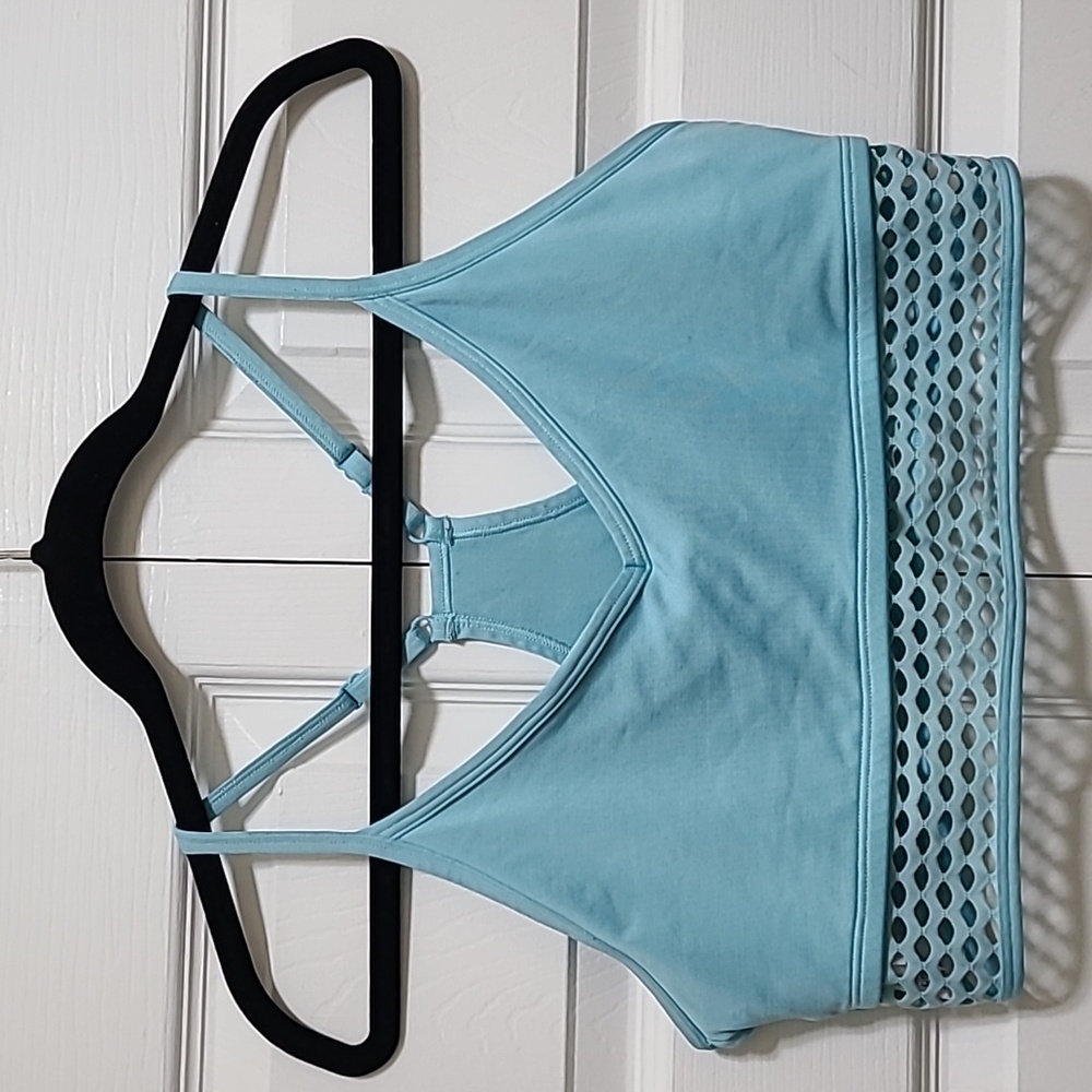 PINK Victoria's Secret sporty bra‎ size Large baby blue